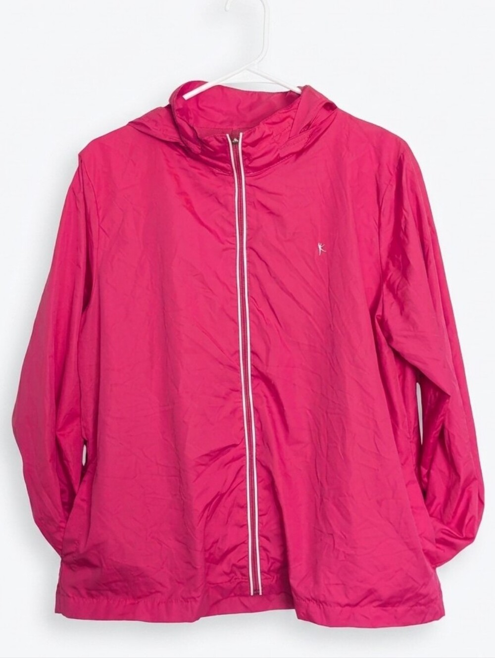 FLAWED Lightweight Beetroot Pink Purple Hooded Jacket – Size XL 15-17